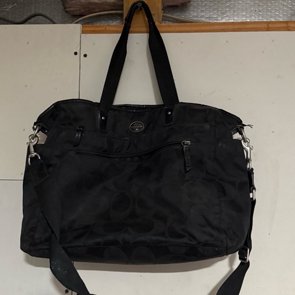 Coach Handbags - Coach Black Baby Bag